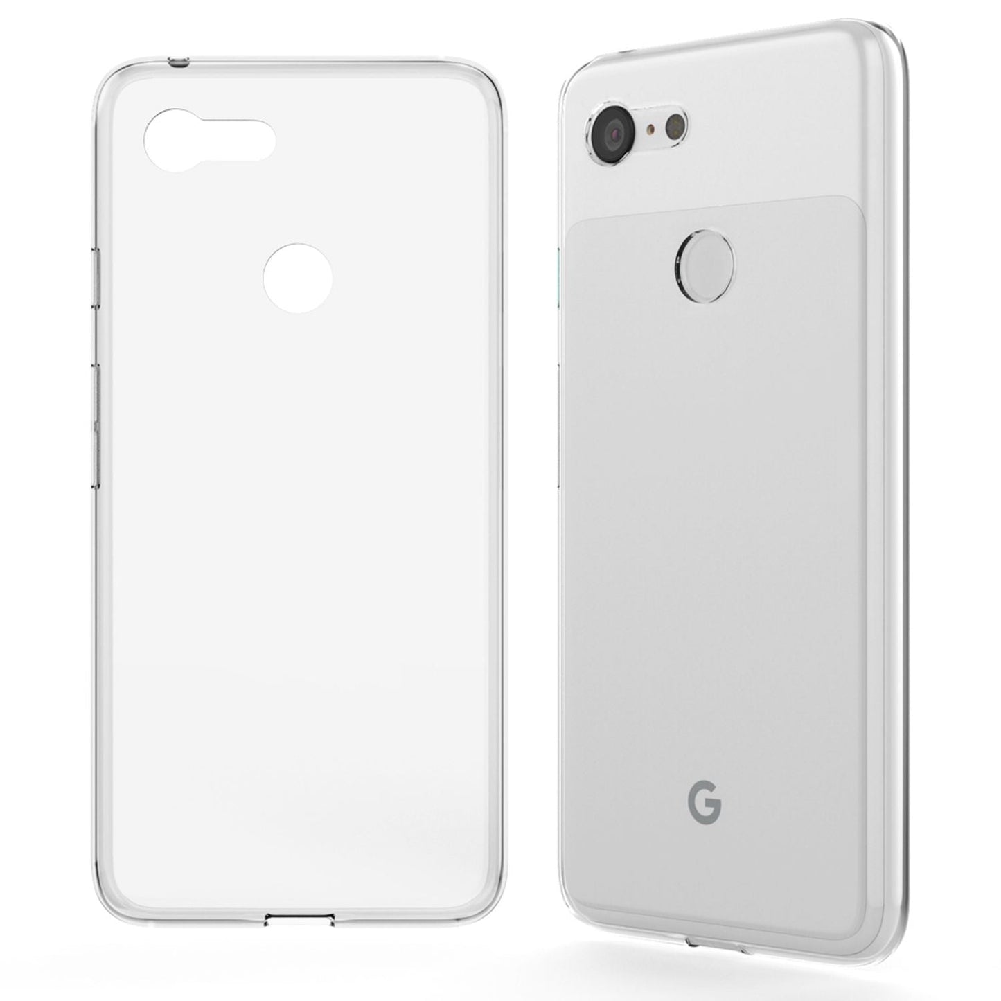 Husă de telefon NALIA pentru Google Pixel 3, husă subțire din silicon TPU, tip bară de protecție