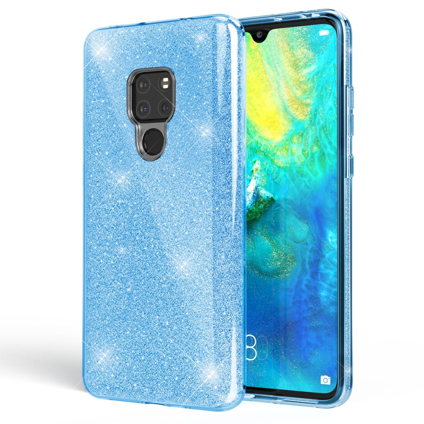 Husa de telefon NALIA ShinePop pentru Huawei Mate20 - Husă din silicon cu sclipici, compatibilă cu Huawei Mate20, subțire, ușoară