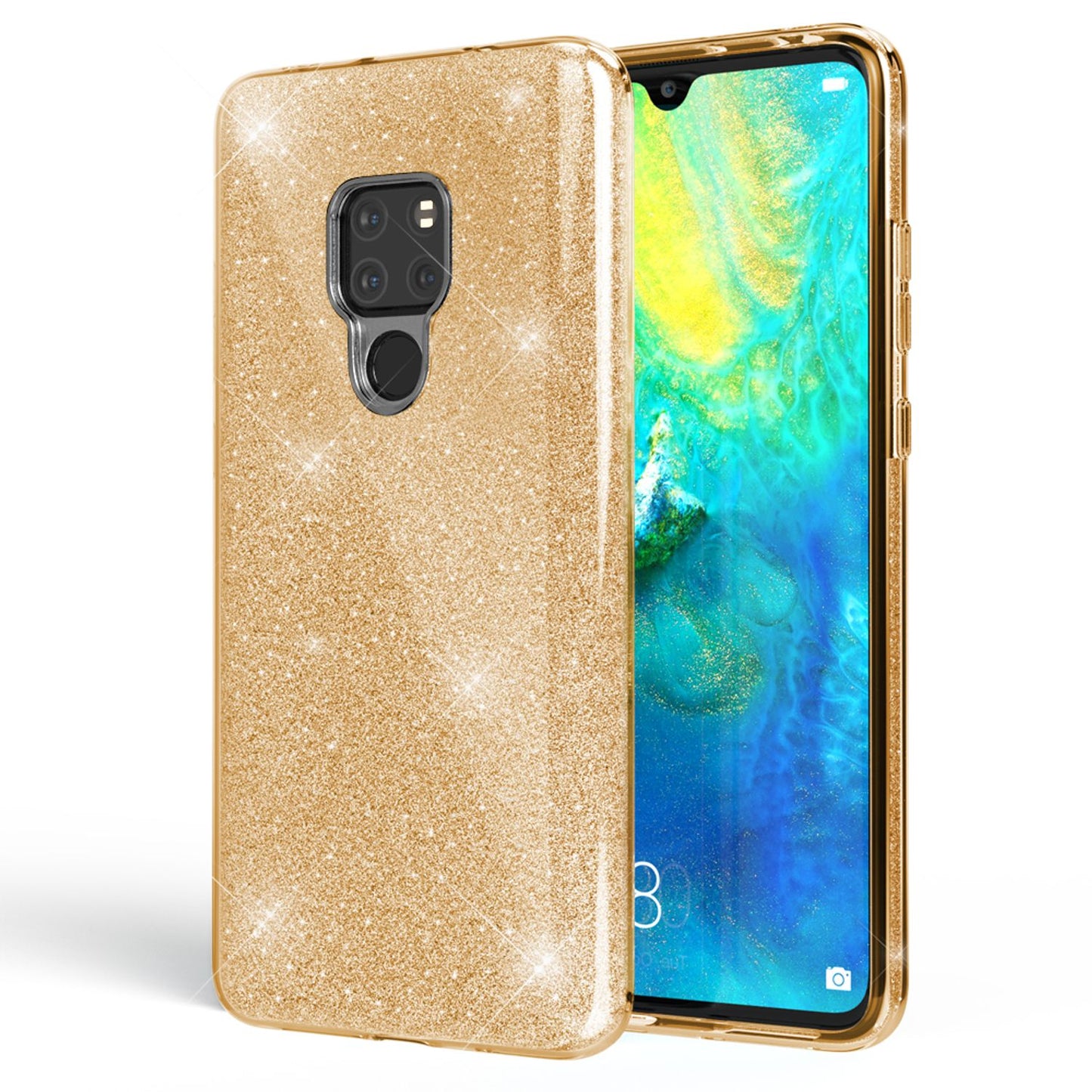 Husa de telefon NALIA ShinePop pentru Huawei Mate20 - Husă din silicon cu sclipici, compatibilă cu Huawei Mate20, subțire, ușoară