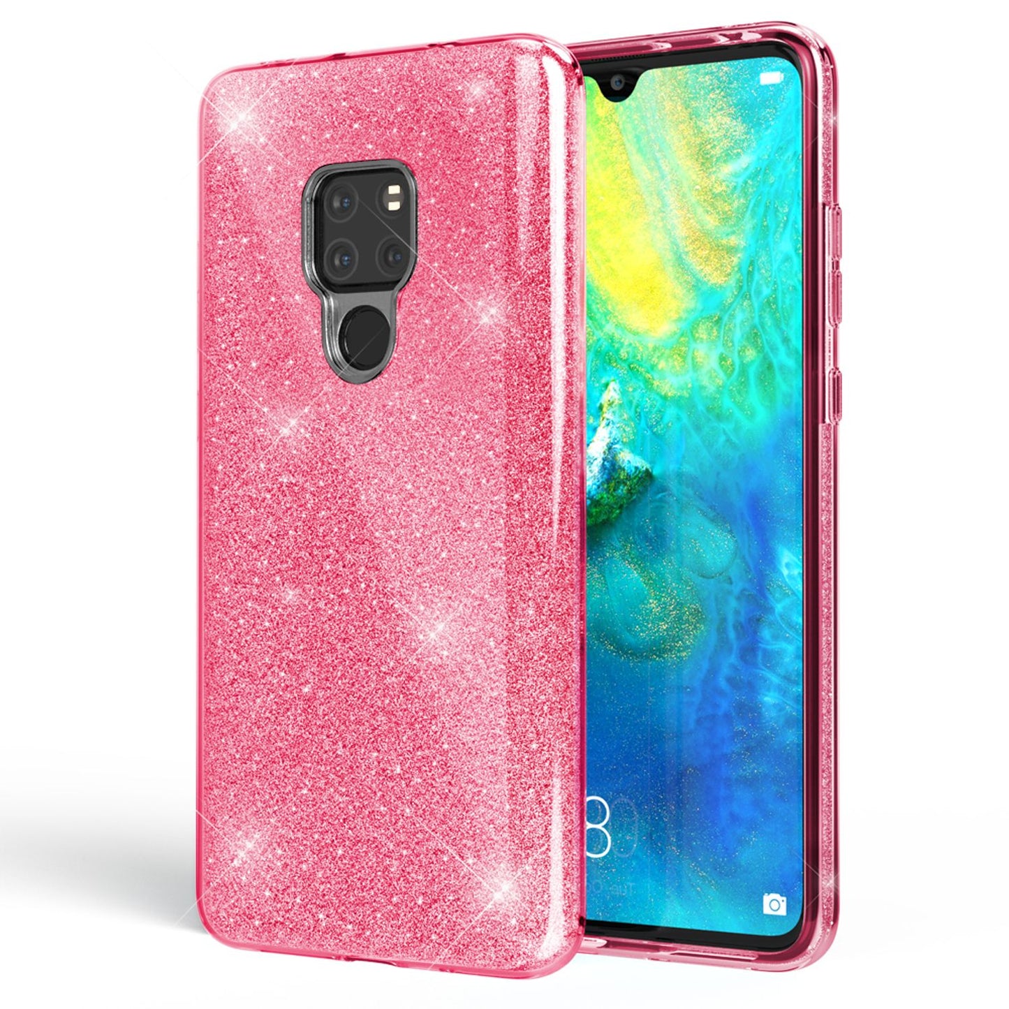 Husa de telefon NALIA ShinePop pentru Huawei Mate20 - Husă din silicon cu sclipici, compatibilă cu Huawei Mate20, subțire, ușoară