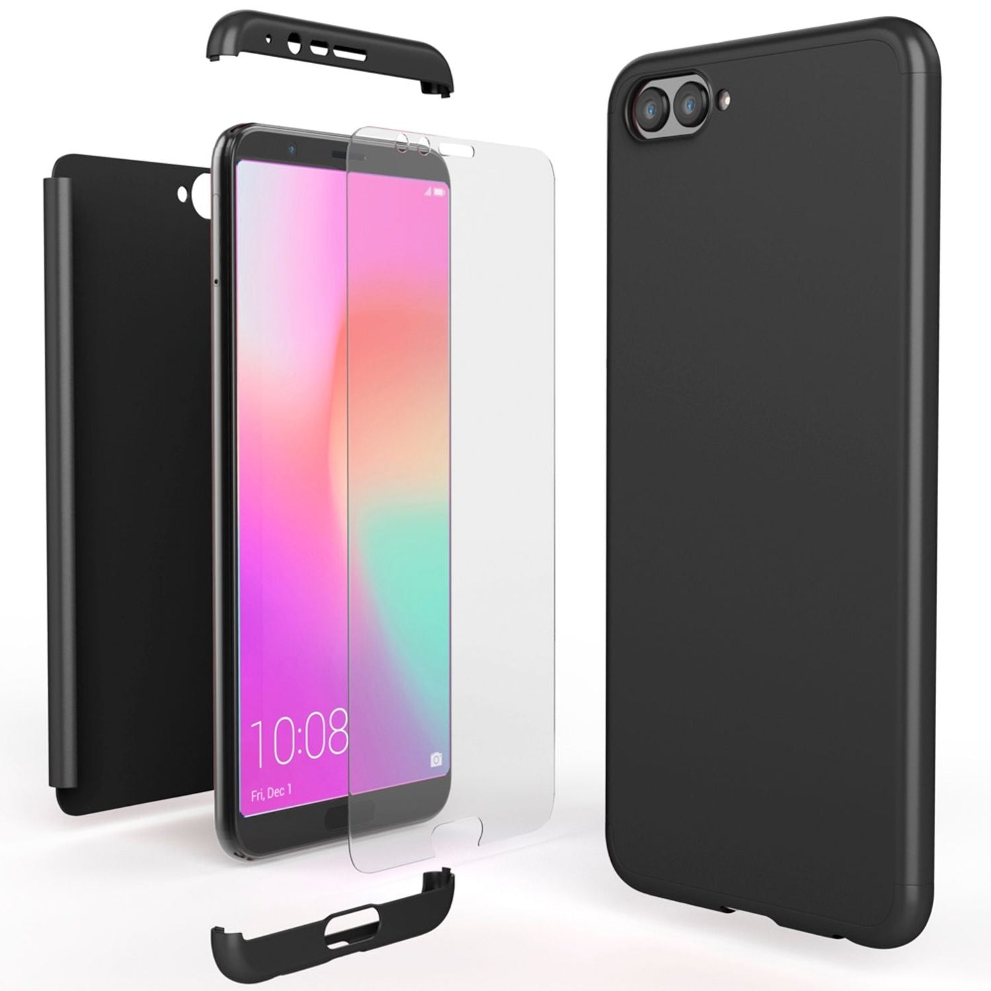 Husă de telefon Huawei Honor View 10 cu acoperire la 360° și protecție pentru ecran de la NALIA