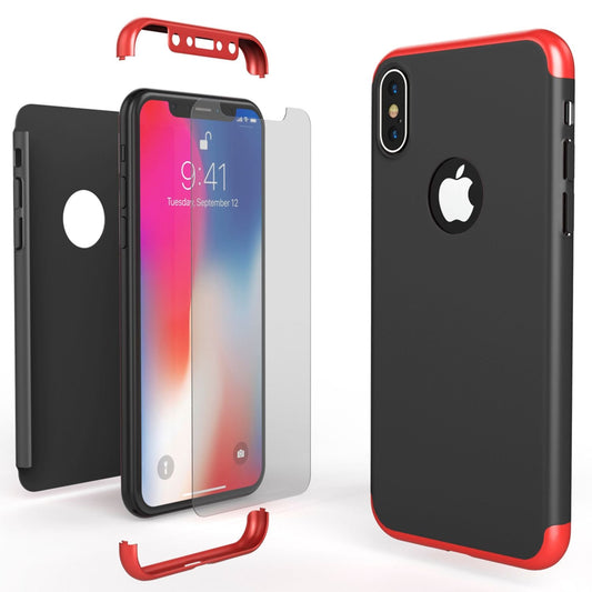 NALIA 360 Grad Hülle - Rundum Schutz Displayschutz Front Hinten Passgenau iPhone X XS