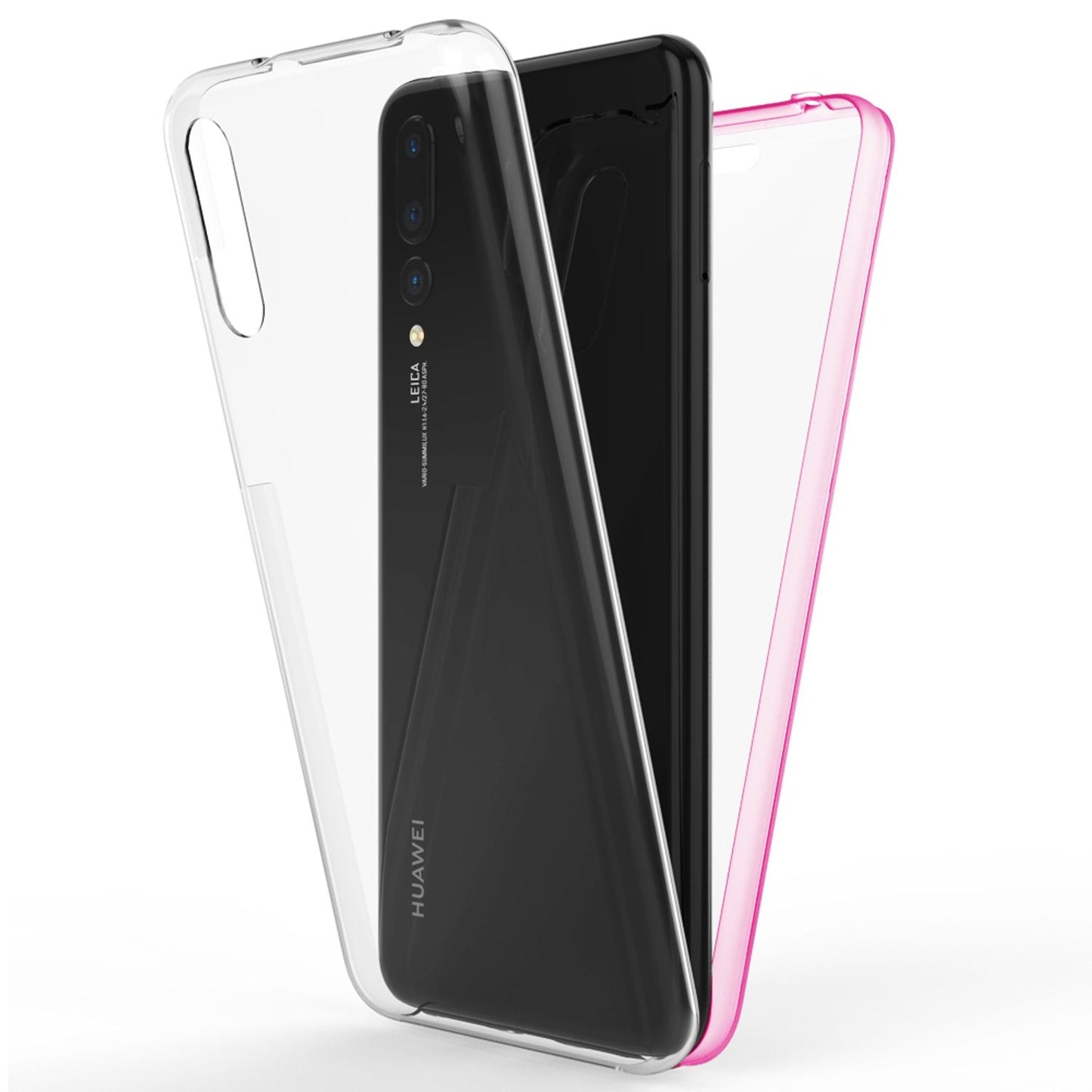 NALIA Berlin 360 Grad Handy Hülle Huawei P20 Pro - Full Cover, Transparent Displayschutz, Kompatibel Huawei P20 Pro
