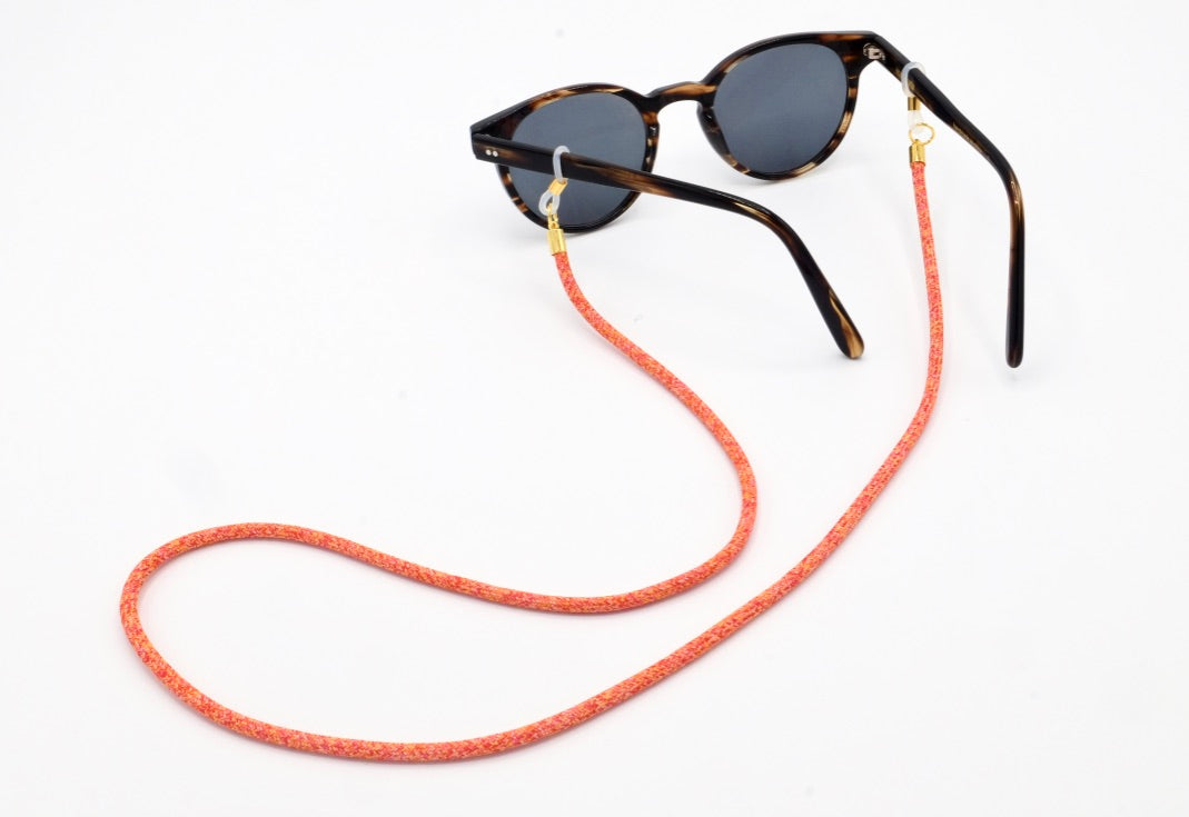 Brillenband 3,8mm Orange meliert