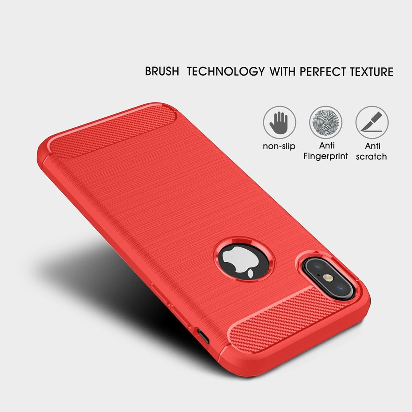 NALIA Handyhülle für Apple iPhone XS Max Hülle, Karbon Stylische Handyhülle