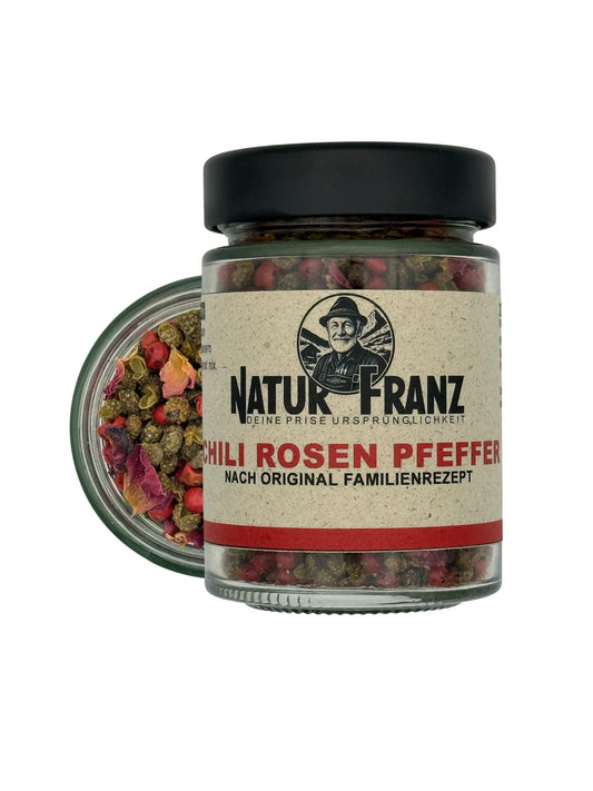 NATURFRANZ Chili Rose Pepper Floral Heat - Ilość 50 g Szklanka 60 ml