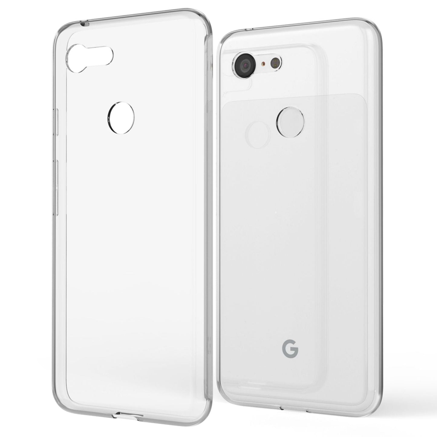 Husă de telefon NALIA pentru Google Pixel 3, husă subțire din silicon TPU, tip bară de protecție