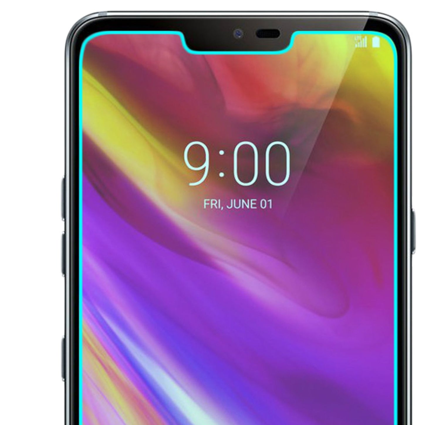 NALIA (2-Pack) Schutzglas kompatibel mit LG G7 ThinQ, 9H Screen Protector Glass