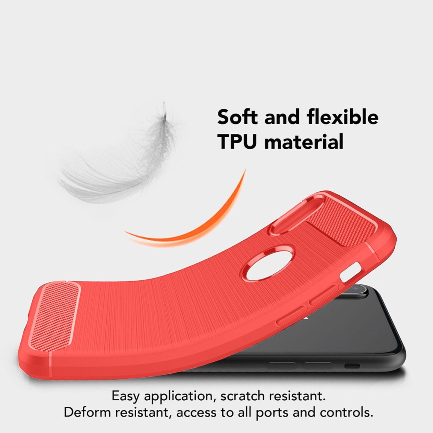 NALIA Handyhülle für Apple iPhone XS Max Hülle, Karbon Stylische Handyhülle