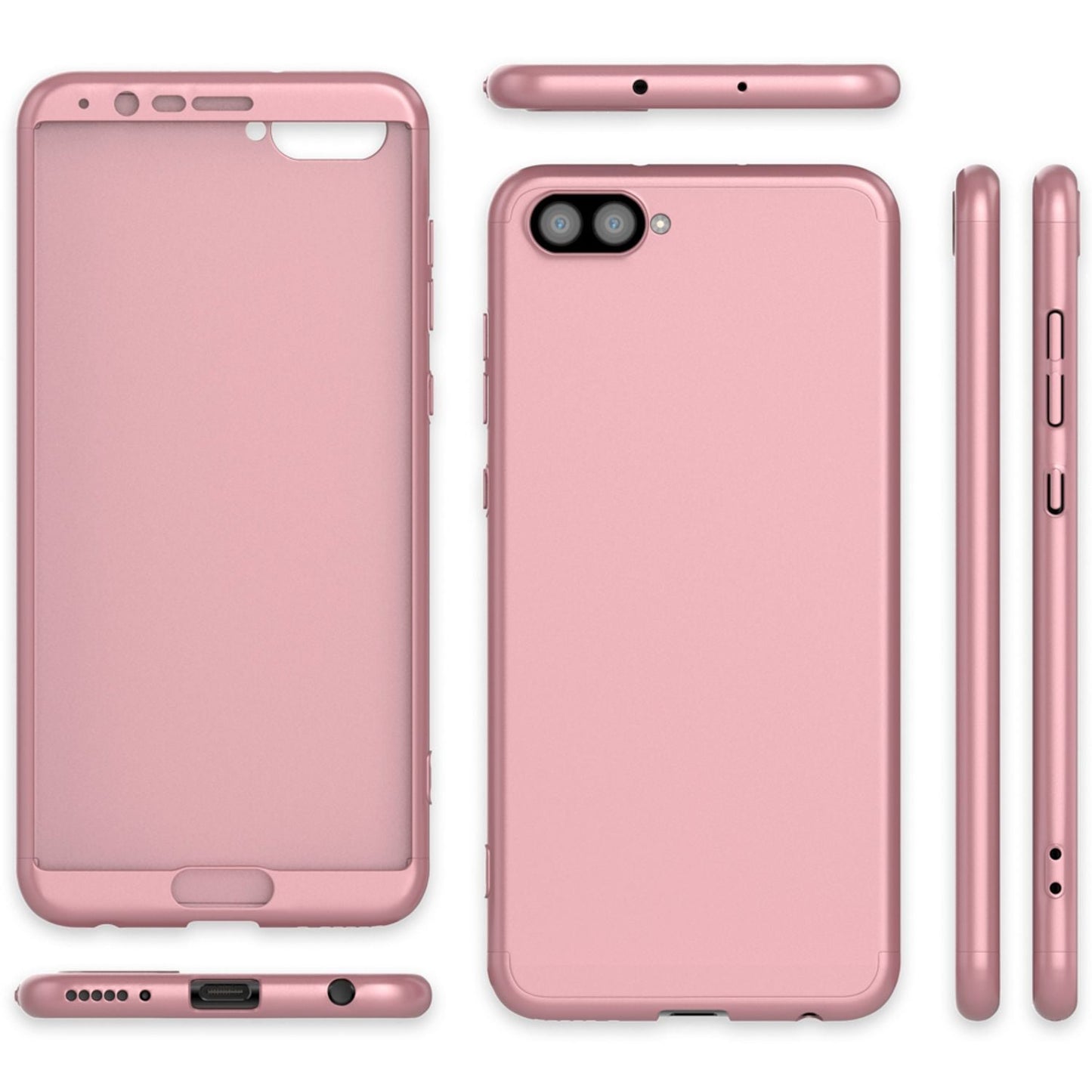 Husă de telefon Huawei Honor View 10 cu acoperire la 360° și protecție pentru ecran de la NALIA