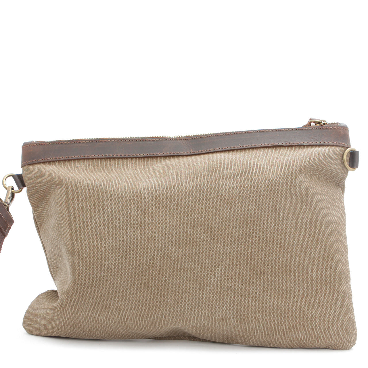 Große Clucht Umhänge Tasche mit Stern Braun