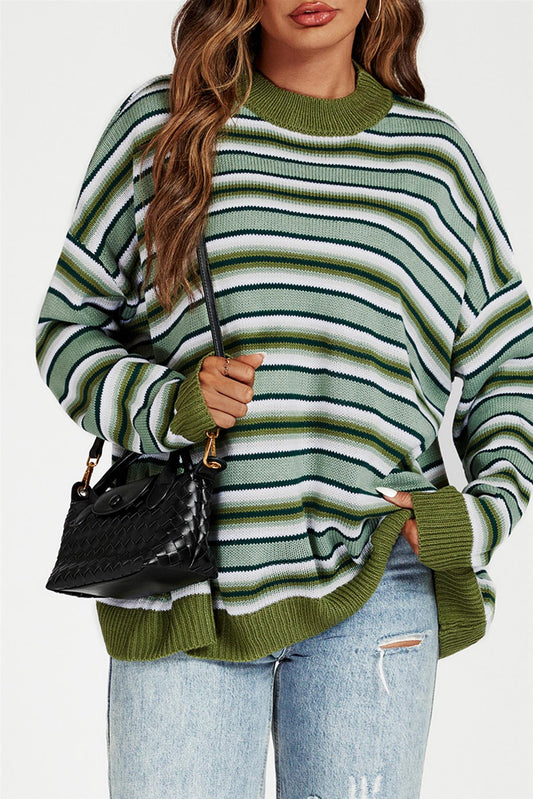 Braided Mini Top Handle Bag In Black