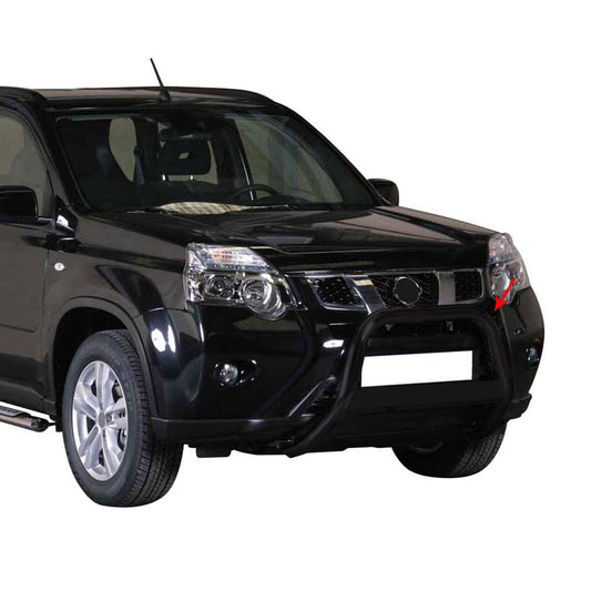 Bară de protecție/buton față pentru Nissan X-Trail 2011-2014, ø63mm, oțel, negru