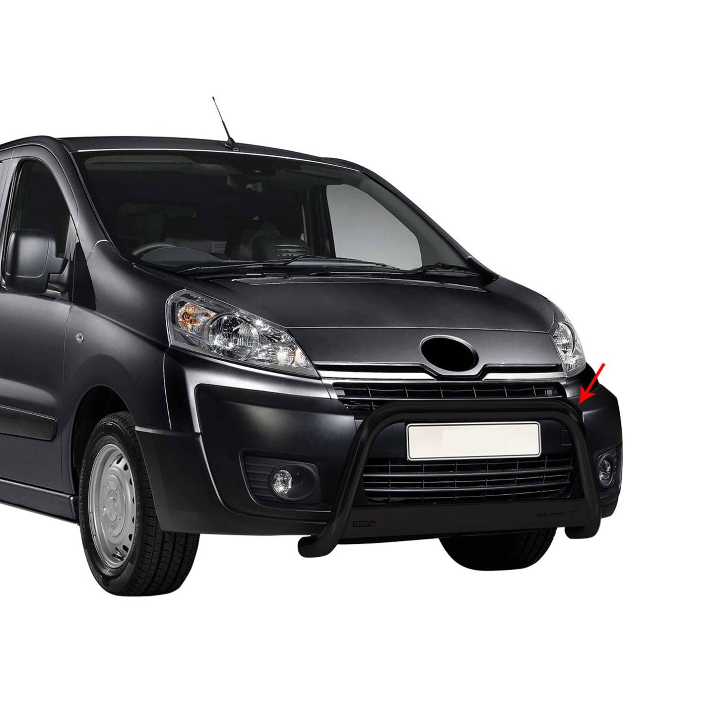 Bară de protecție/buton față pentru Toyota Proace 2013-2016 ø63mm oțel negru