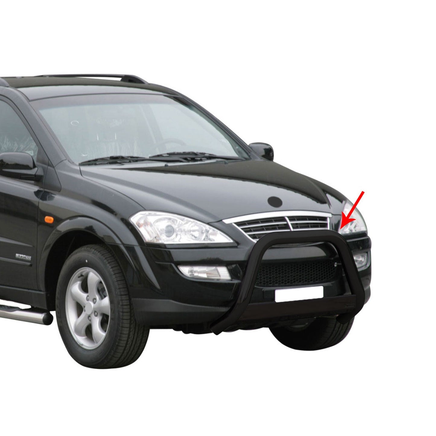 Frontbügel Frontschutzbügel für Ssangyong Kyron 2007-2014 ø63mm Stahl Schwarz