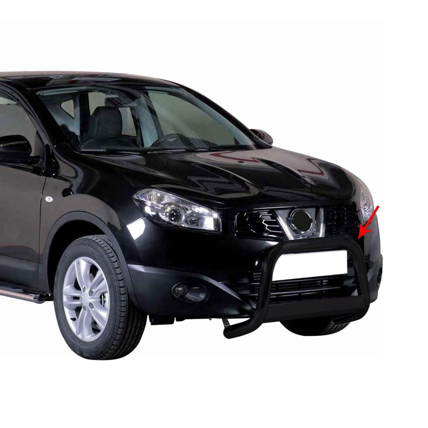 Frontbügel Frontschutzbügel für Nissan Qashqai 2017-2021 ø63mm Stahl Schwarz