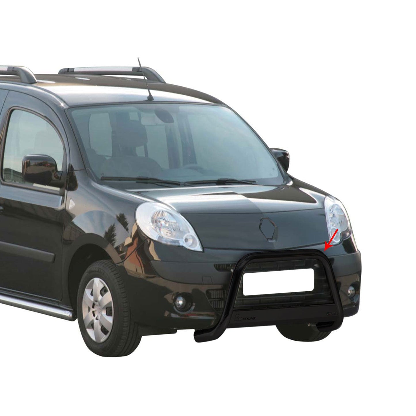 Frontbügel Frontschutzbügel für Renault Kangoo 2008-2013 ø63mm Stahl Schwarz