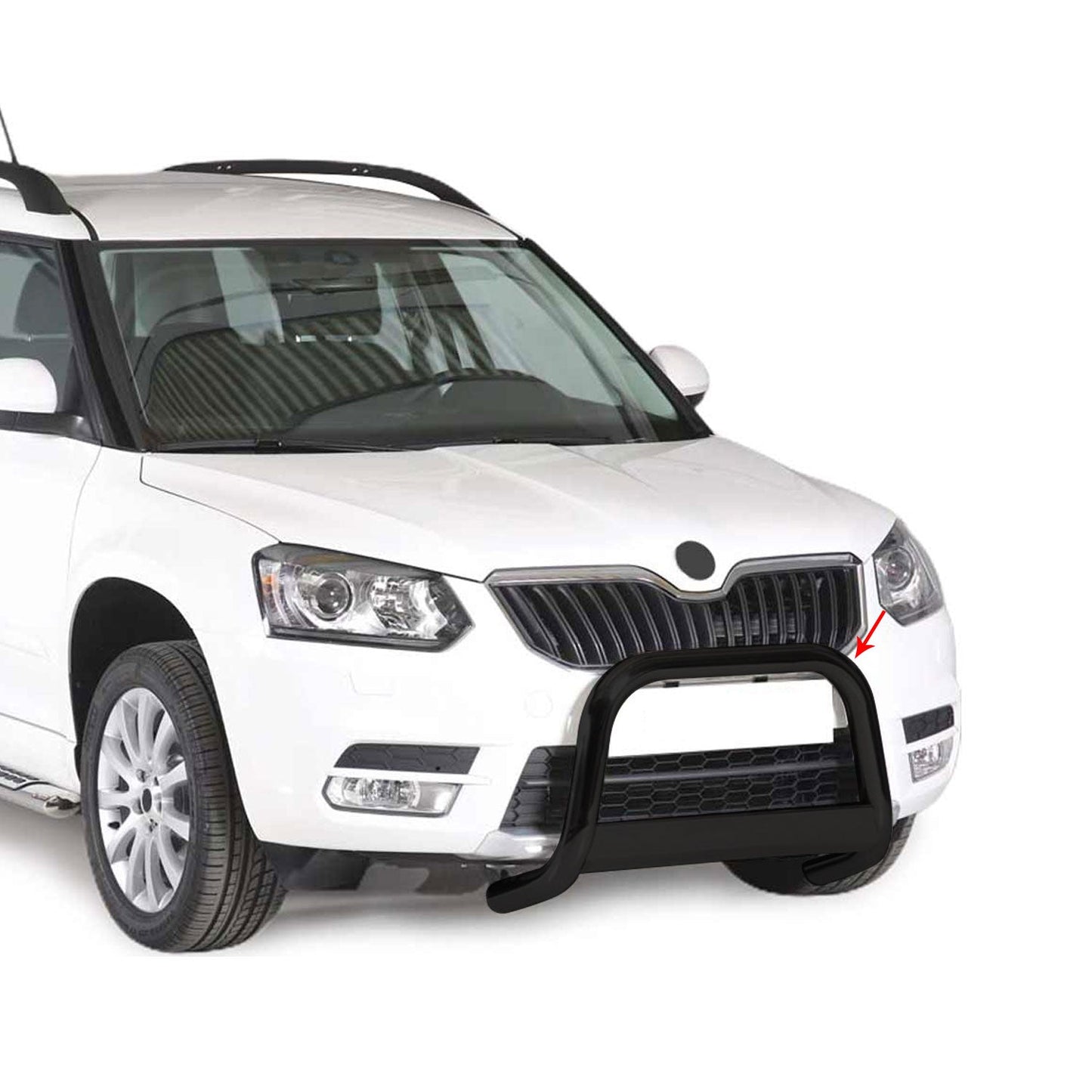 Frontbügel Frontschutzbügel für Skoda Yeti 2014-2017 ø63mm Stahl Schwarz Schutz