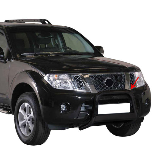 Bară de protecție/buton față pentru Nissan Pathfinder 2010-2013, ø63mm, oțel, negru