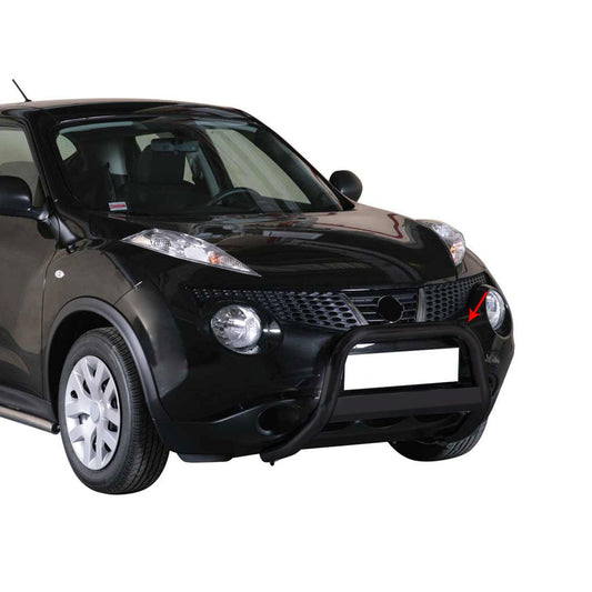 Frontbügel Frontschutzbügel für Nissan Juke 2010-2019 ø63mm Stahl Schwarz Schutz