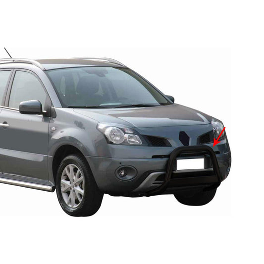 Bară de protecție/buton față pentru Renault Koleos 2008-2011, ø63mm, oțel, negru