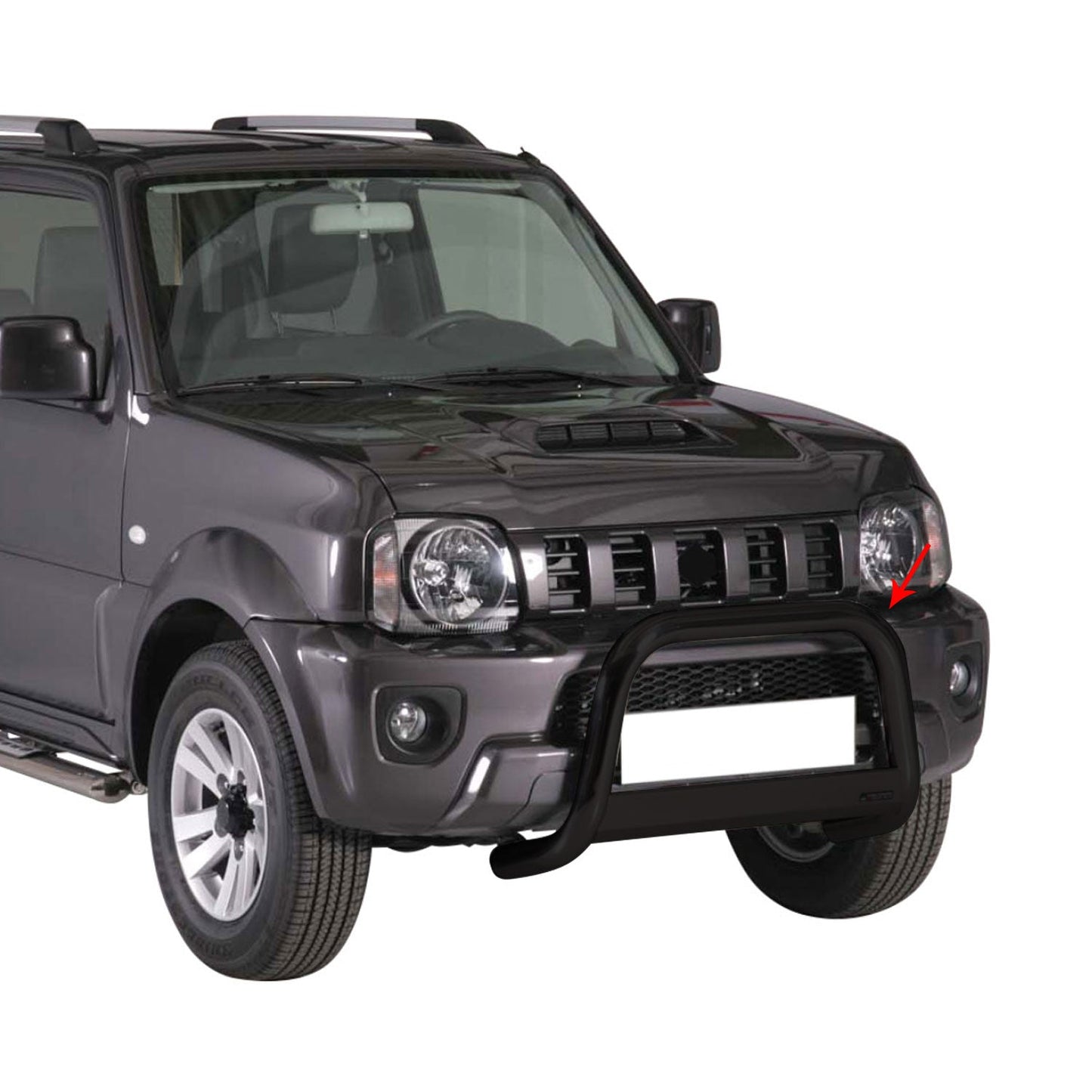 Frontbügel Frontschutzbügel für Suzuki Jimny 2012-2017 ø63mm Stahl Schwarz