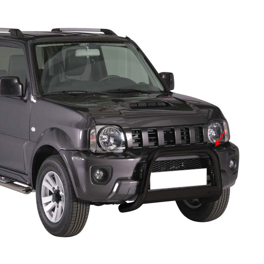 Frontbügel Frontschutzbügel für Suzuki Jimny 2012-2017 ø63mm Stahl Schwarz