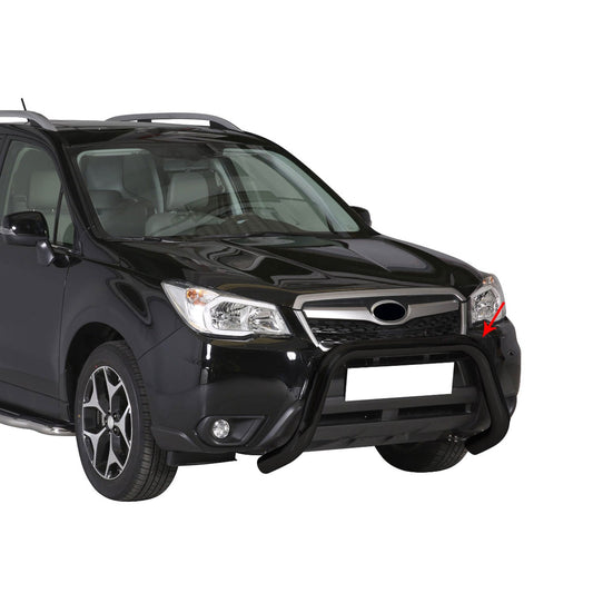 Frontbügel Frontschutzbügel für Subaru Forester 2013-2015 ø76mm Stahl Schwarz