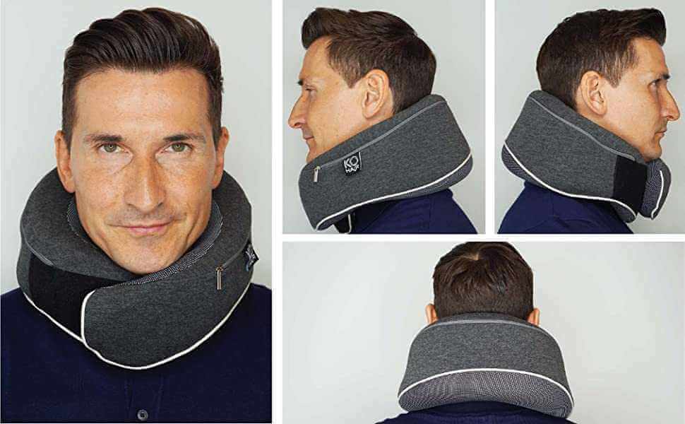 Pernă de gât pentru un somn odihnitor după transplantul de păr – compactă, confortabilă și ideală pentru călătorii