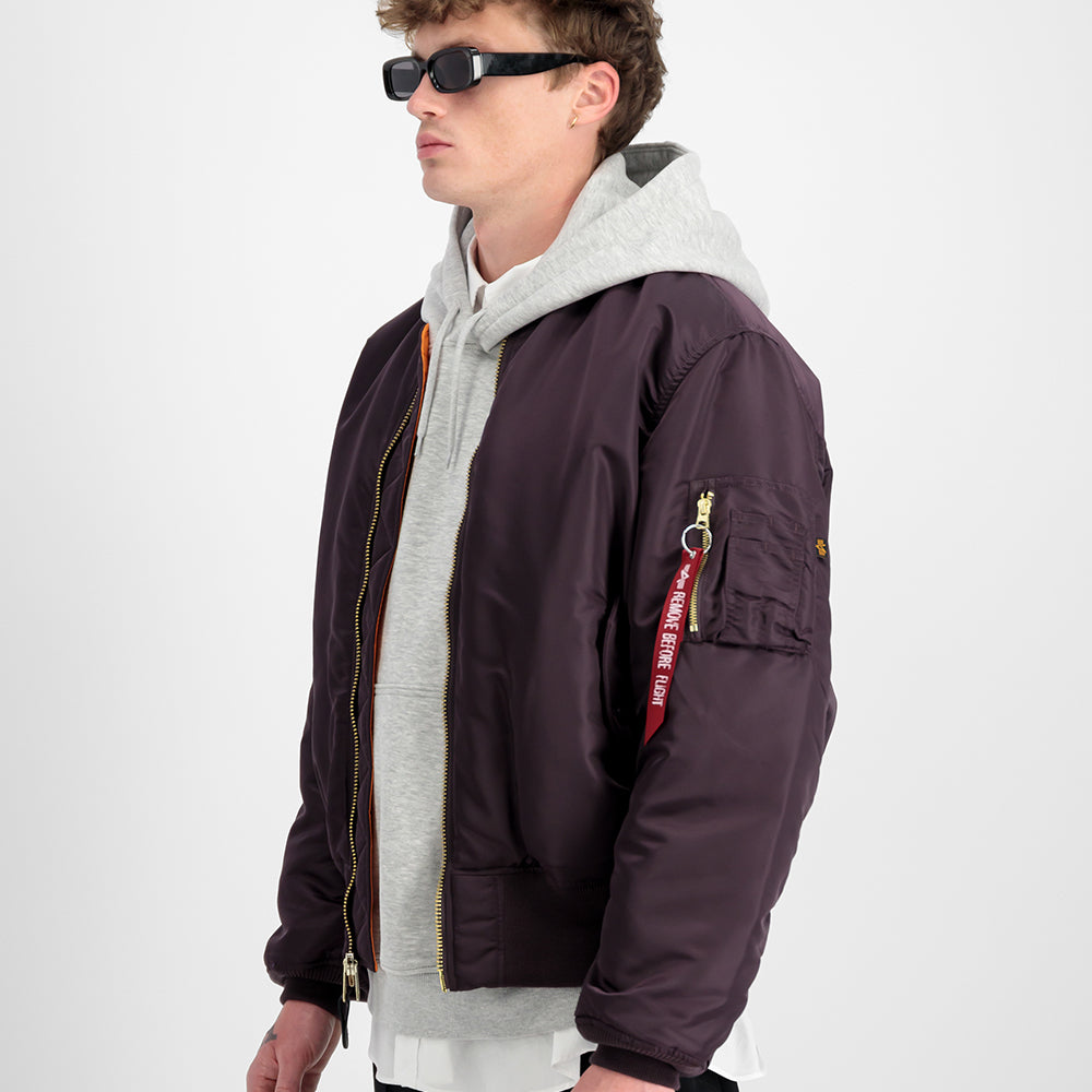 Alpha Industries MA-1 (HERITAGE) Bomberjacke - Plum