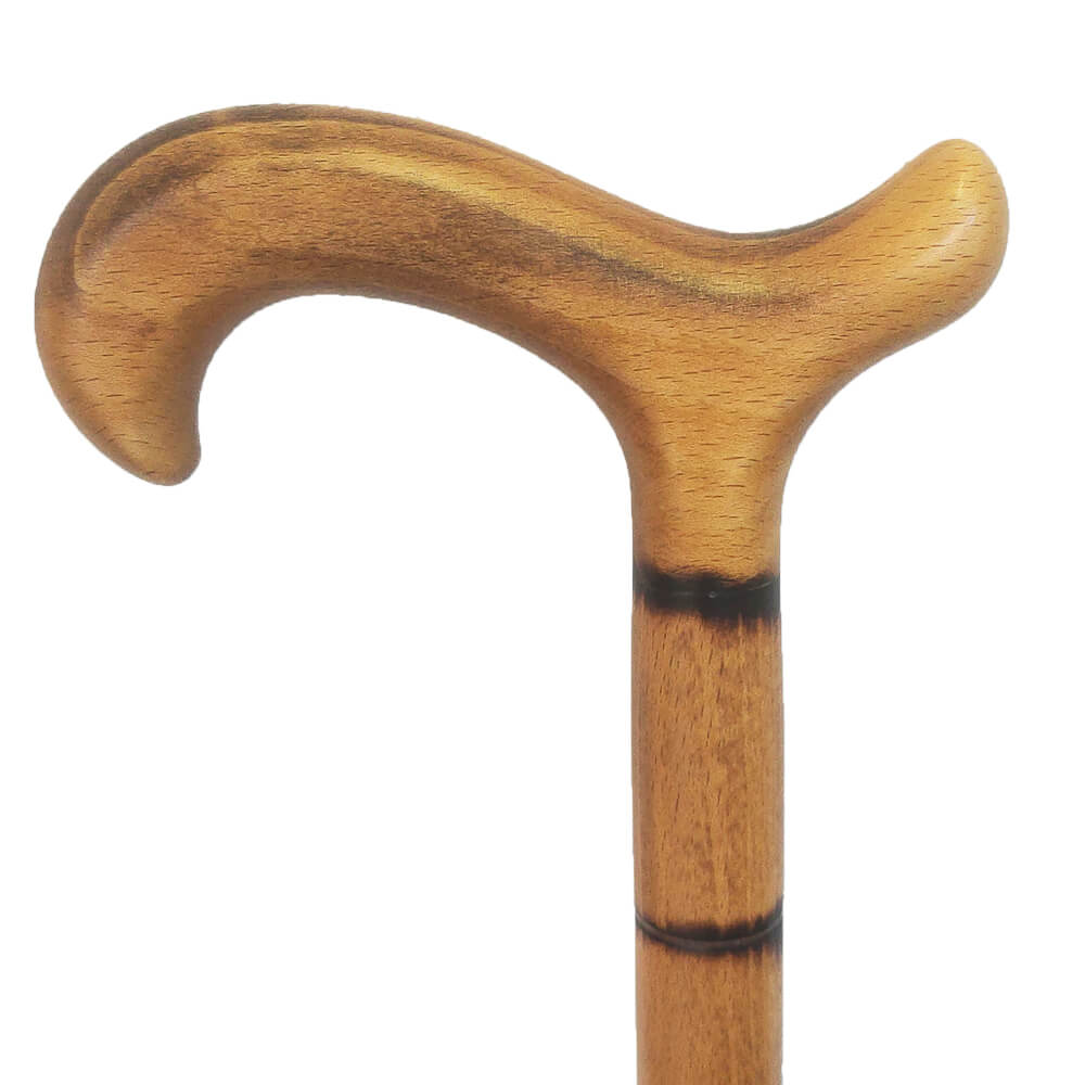 Baston de mers din bambus cu mâner Derby, 90 cm, până la 100 kg