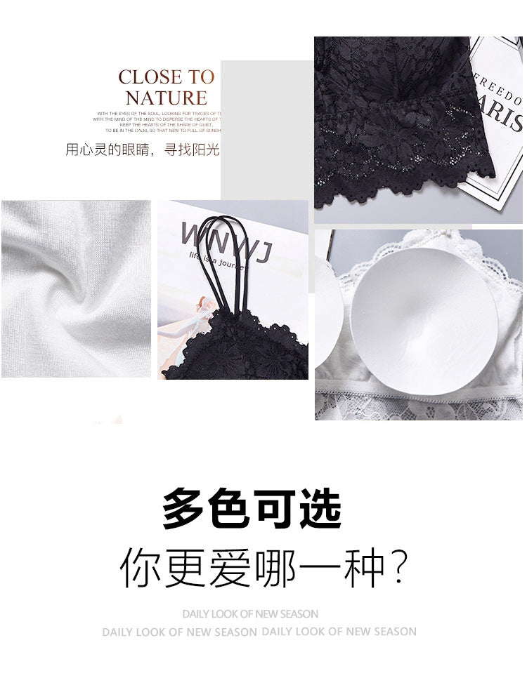 Women Lace Bra Push Up Tops Wireless Lingerie elegant Women Bralette Female Underwear Full Cup Comfortable Bra Without Underwire