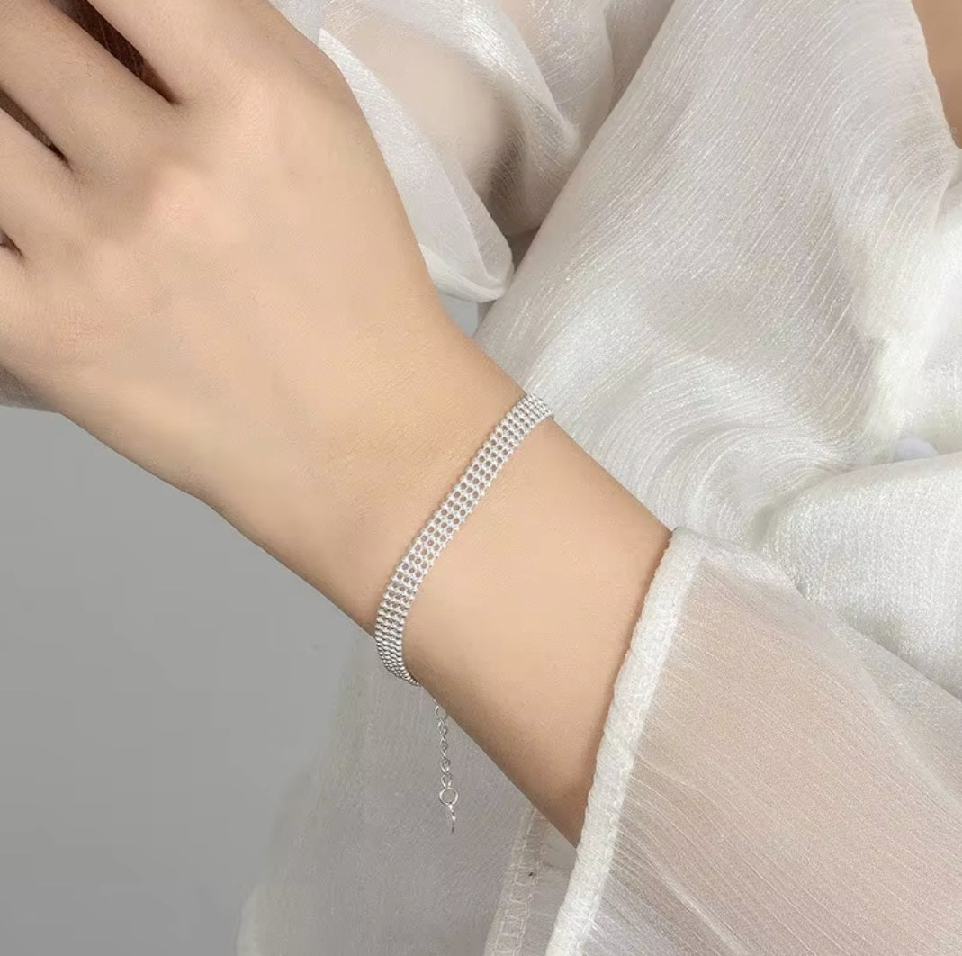 Brățară din argint 925, 15 + 5 cm