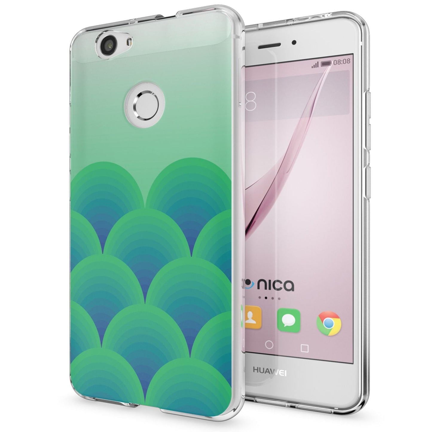 NALIA Huawei Nova Hülle Silikon Motiv Case Transparent Hochwertig - Dünn 0,6 Mm Schutz