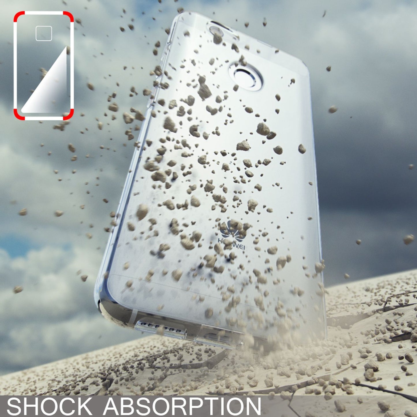 NALIA Huawei Nova Hülle Silikon Motiv Case Transparent Hochwertig - Dünn 0,6 Mm Schutz