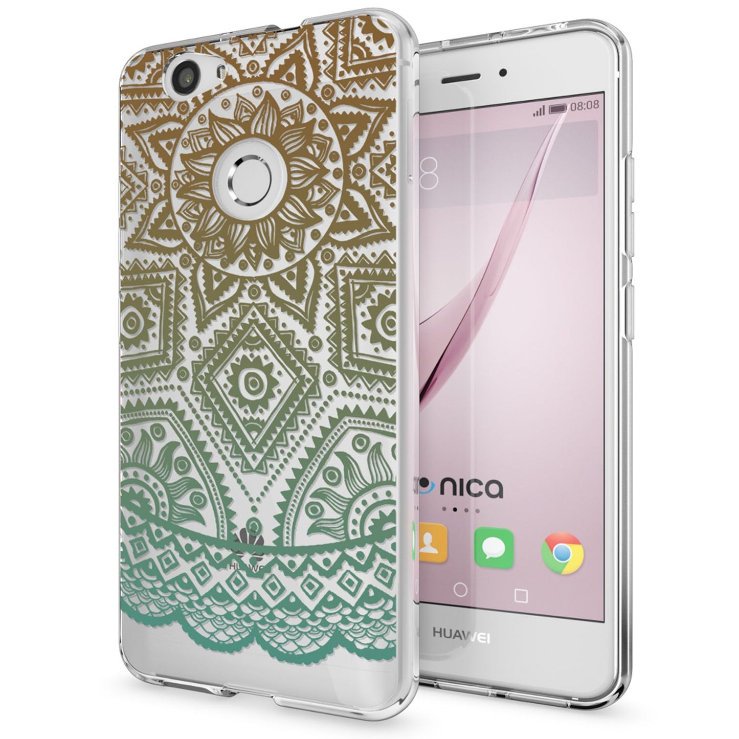 NALIA Huawei Nova Hülle Silikon Motiv Case Transparent Hochwertig - Dünn 0,6 Mm Schutz