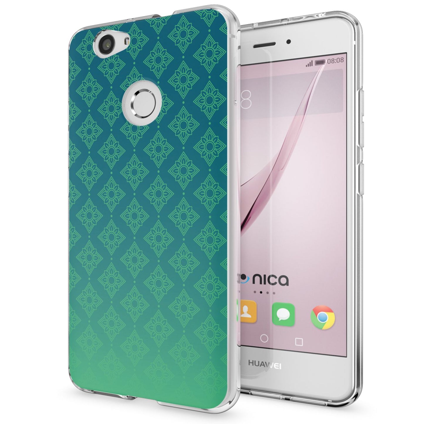 NALIA Huawei Nova Hülle Silikon Motiv Case Transparent Hochwertig - Dünn 0,6 Mm Schutz