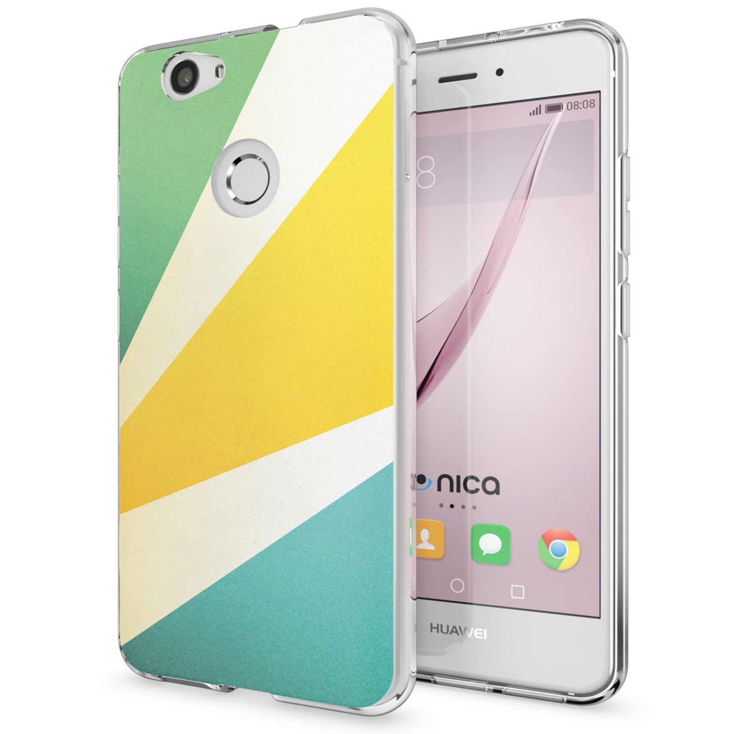 NALIA Huawei Nova Hülle Silikon Motiv Case Transparent Hochwertig - Dünn 0,6 Mm Schutz