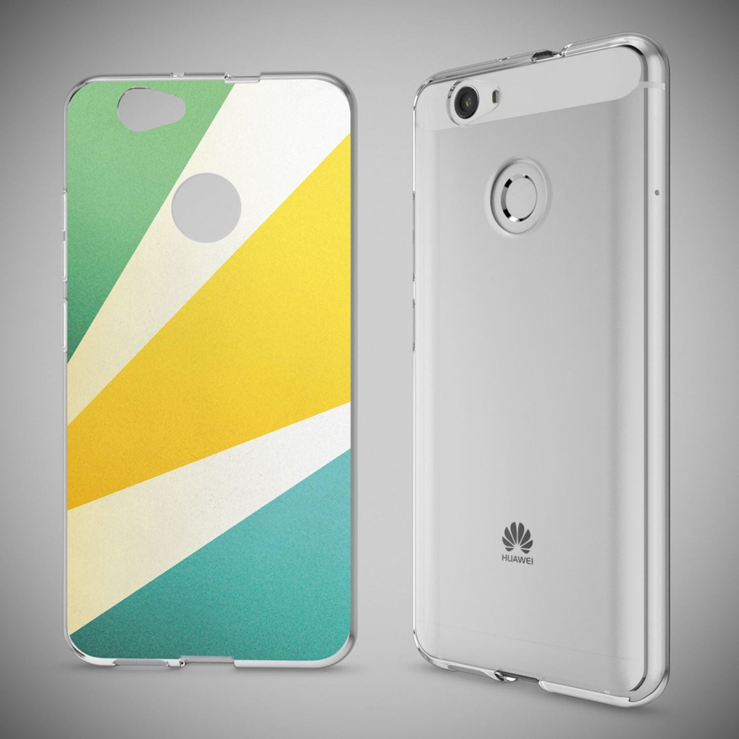 NALIA Huawei Nova Hülle Silikon Motiv Case Transparent Hochwertig - Dünn 0,6 Mm Schutz