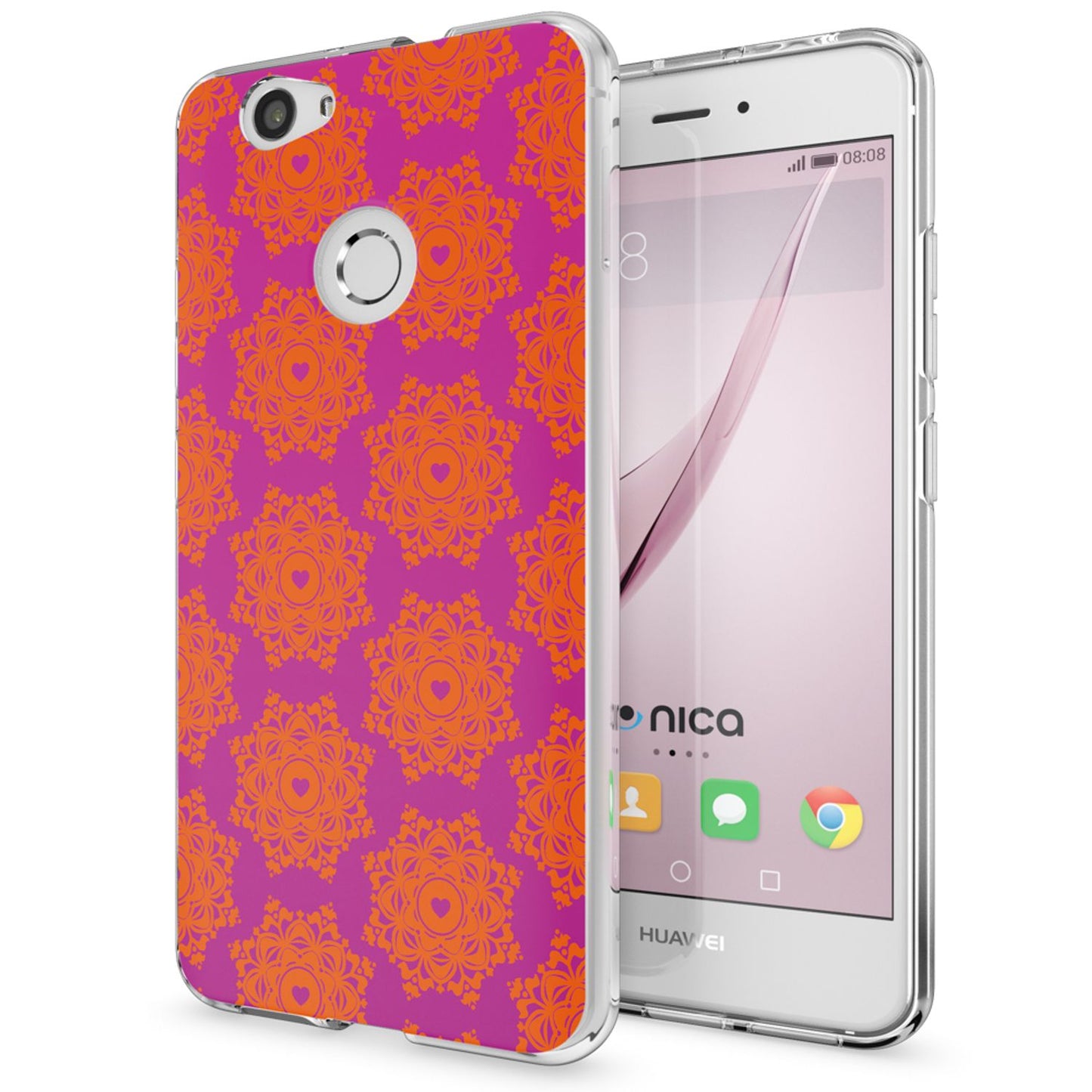 NALIA Huawei Nova Hülle Silikon Motiv Case Transparent Hochwertig - Dünn 0,6 Mm Schutz