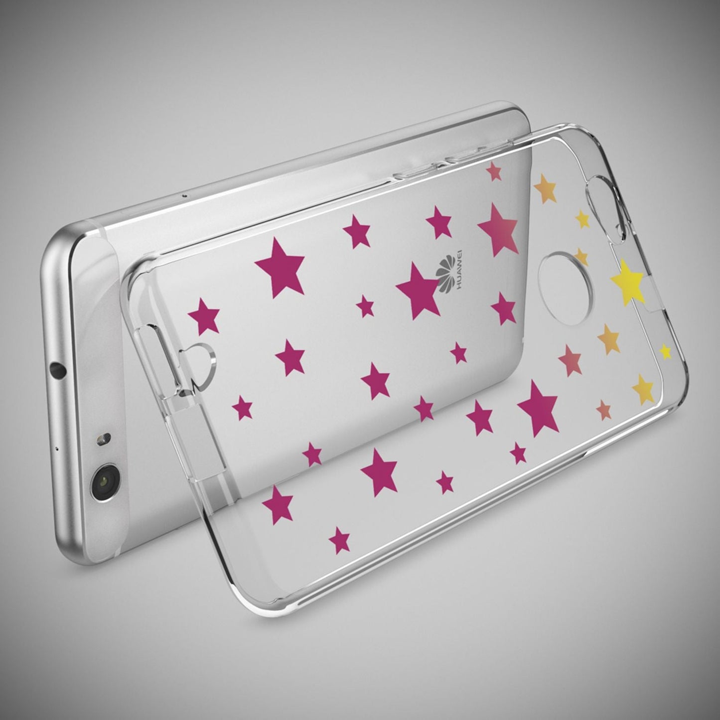 NALIA Huawei Nova Hülle Silikon Motiv Case Transparent Hochwertig - Dünn 0,6 Mm Schutz