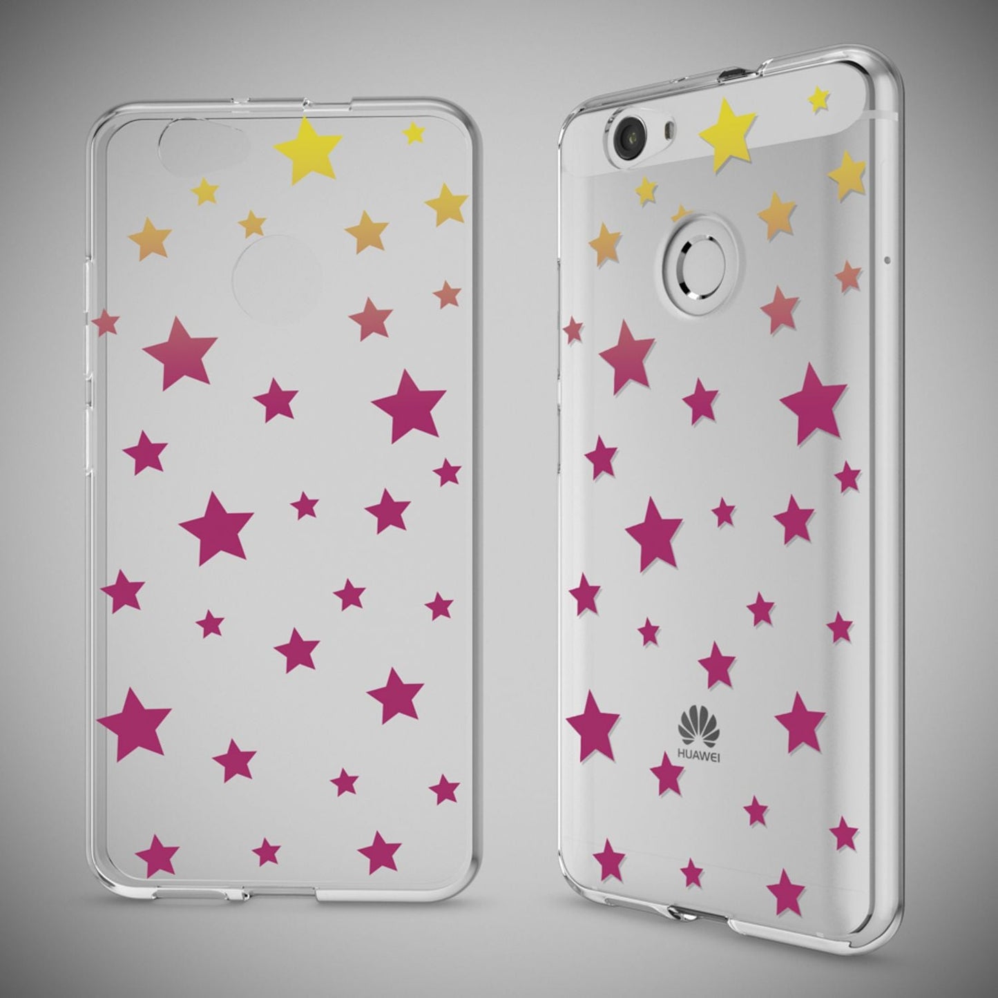 NALIA Huawei Nova Hülle Silikon Motiv Case Transparent Hochwertig - Dünn 0,6 Mm Schutz