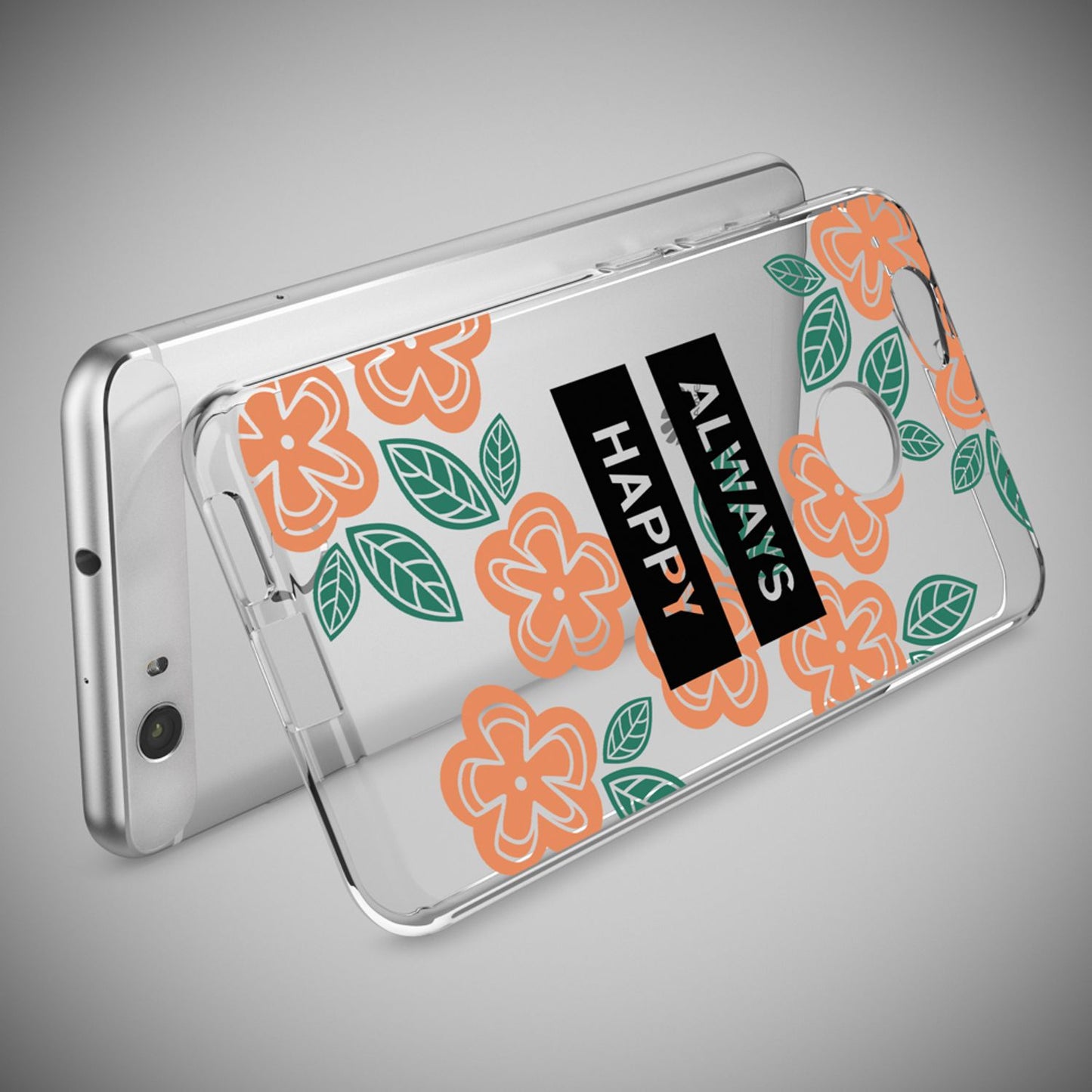 NALIA Huawei Nova Hülle Silikon Motiv Case Transparent Hochwertig - Dünn 0,6 Mm Schutz