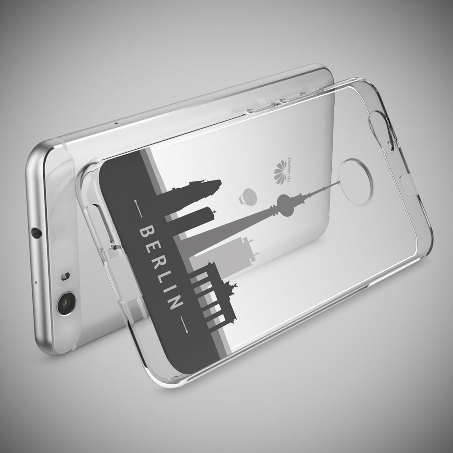 NALIA Huawei Nova Hülle Silikon Motiv Case Transparent Hochwertig - Dünn 0,6 Mm Schutz