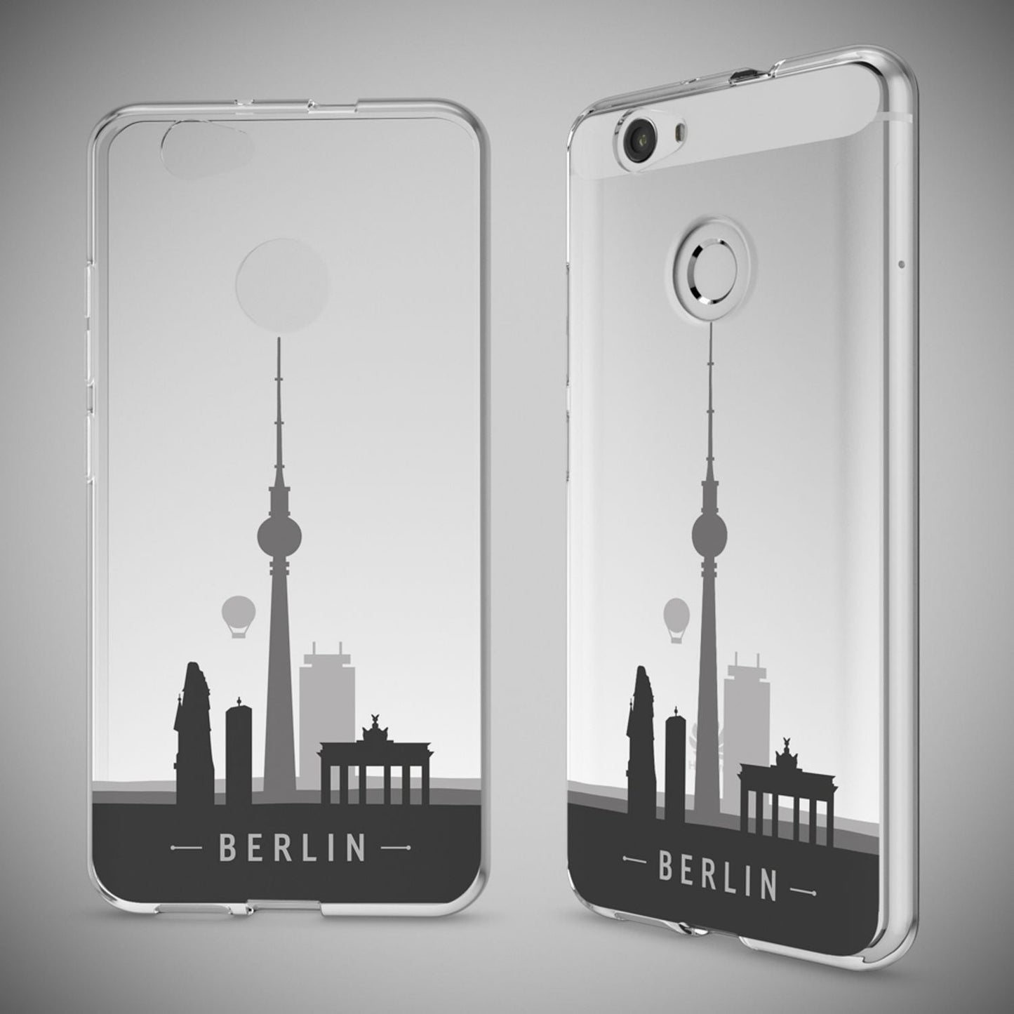 NALIA Huawei Nova Hülle Silikon Motiv Case Transparent Hochwertig - Dünn 0,6 Mm Schutz