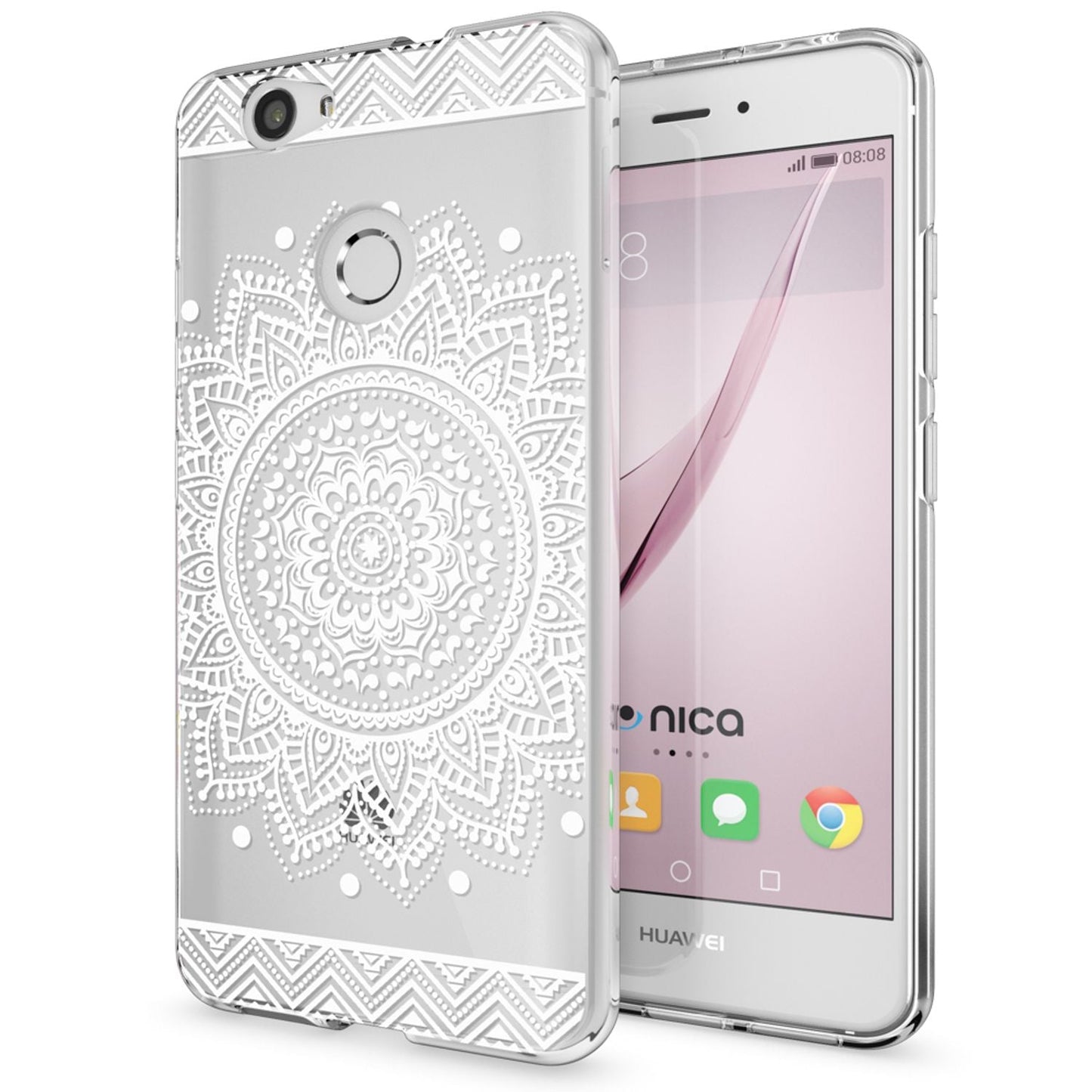 NALIA Huawei Nova Hülle Silikon Motiv Case Transparent Hochwertig - Dünn 0,6 Mm Schutz