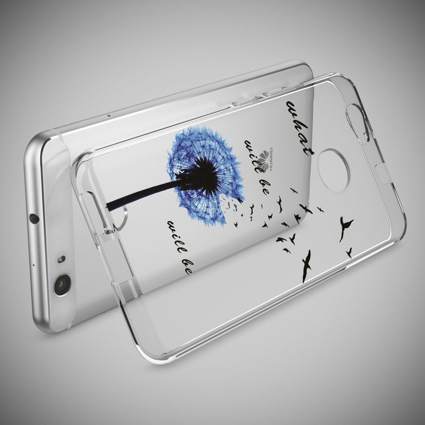 NALIA Huawei Nova Hülle Silikon Motiv Case Transparent Hochwertig - Dünn 0,6 Mm Schutz