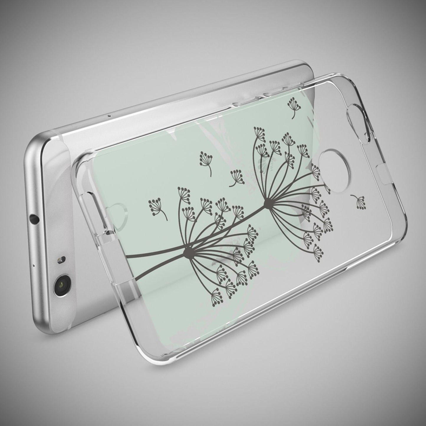 NALIA Huawei Nova Hülle Silikon Motiv Case Transparent Hochwertig - Dünn 0,6 Mm Schutz