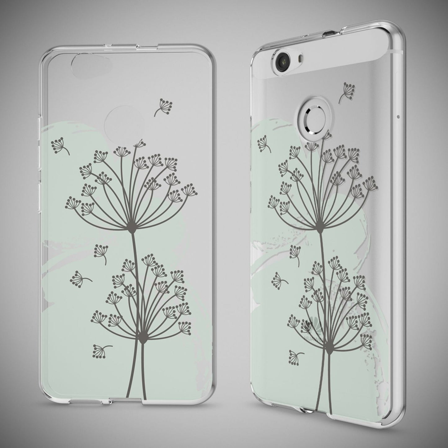 NALIA Huawei Nova Hülle Silikon Motiv Case Transparent Hochwertig - Dünn 0,6 Mm Schutz