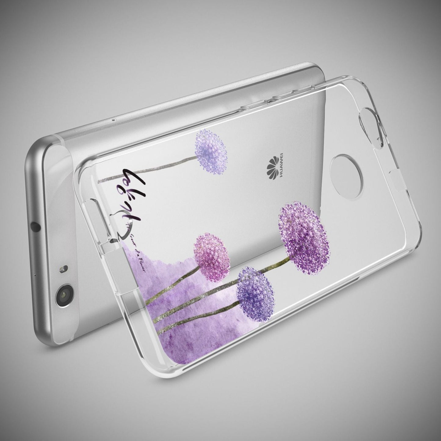 NALIA Huawei Nova Hülle Silikon Motiv Case Transparent Hochwertig - Dünn 0,6 Mm Schutz